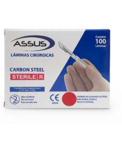 Lâmina de Bisturi de Aço Carbono Estéril - Assus Dental LFWeber Campo Grande MS